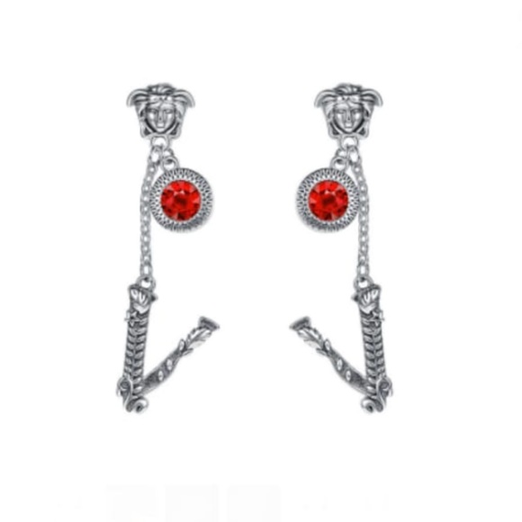 925 Sterling Silver Irregular Vintage Stud Earring E13-2832 - Picture 4 of 5